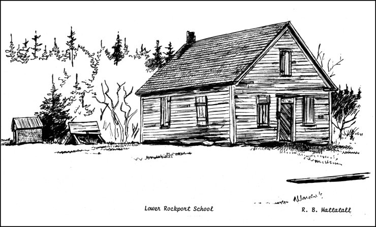 IMAGE 8 – Rockport schoolhouse Photo by R.B. Mattatall, no dateRockport School_Tantramar Heritage