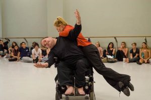 Frank Hull and Merry Lynn perform for the University of South Florida's dance majors. October 2015. 