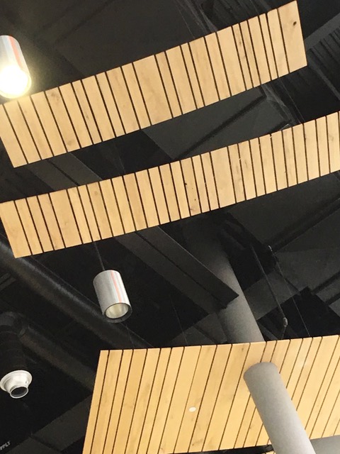 Photo of the ceiling taken by Brad Rothbart at the Republic of Inclusion. 